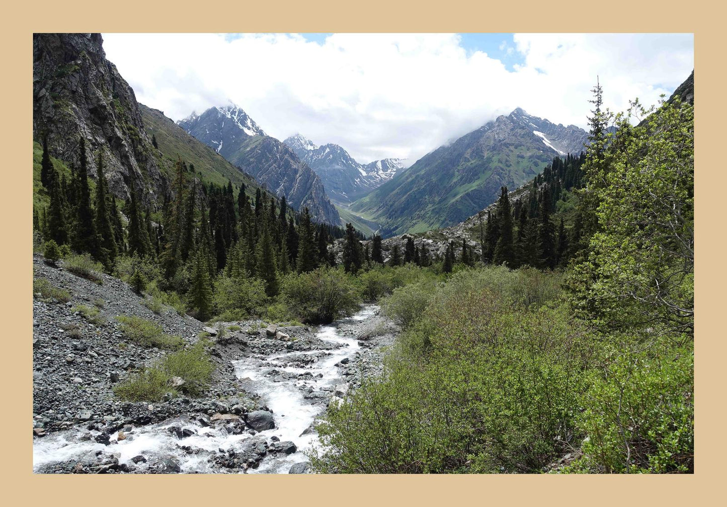 Beyond Karakol Valley (Issyk-Kul, June 2018) Framed Art Print