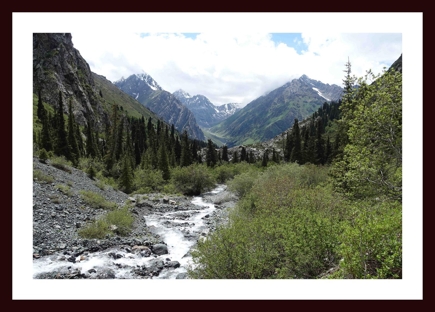 Beyond Karakol Valley (Issyk-Kul, June 2018) Framed Art Print