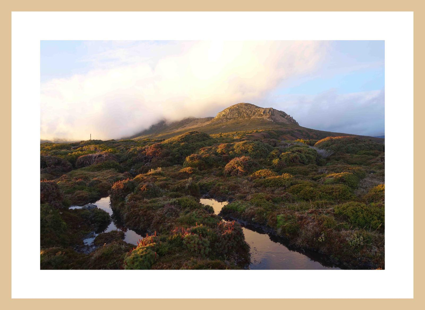 Cradle Mountain at dusk (May 2019) Framed Art Print