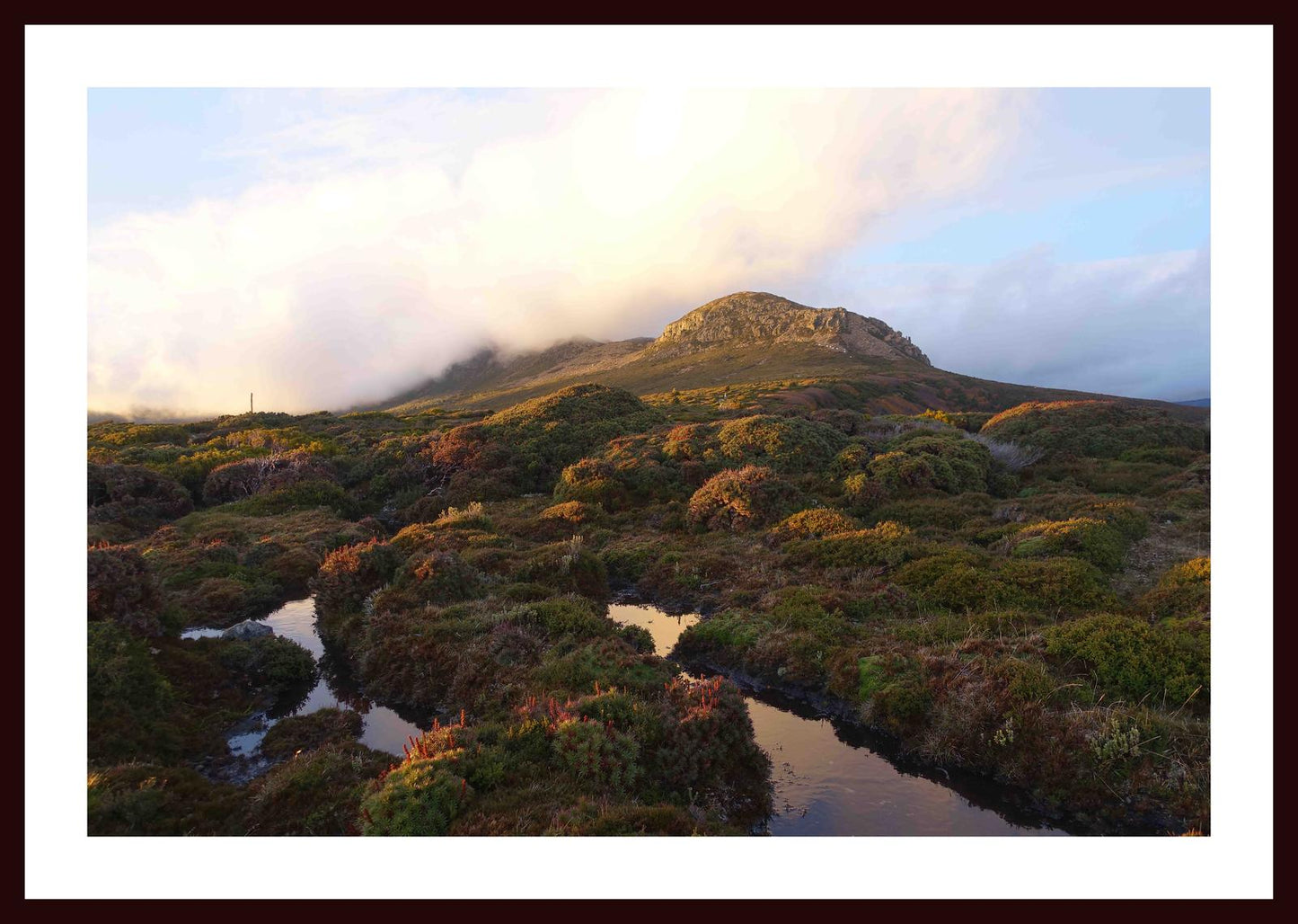 Cradle Mountain at dusk (May 2019) Framed Art Print