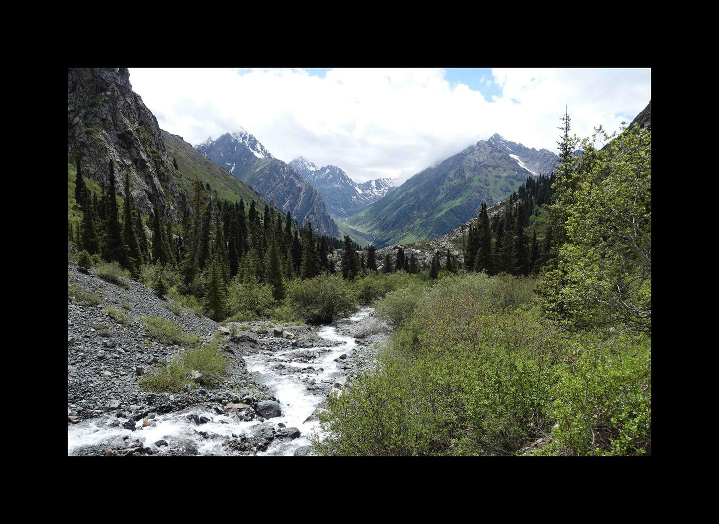 Beyond Karakol Valley (Issyk-Kul, June 2018) Framed Art Print