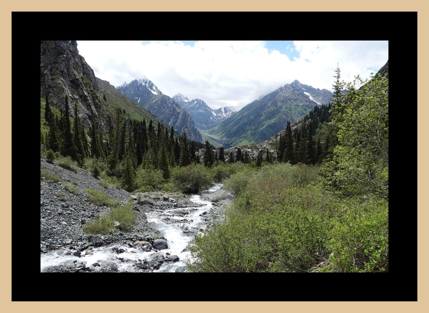 Beyond Karakol Valley (Issyk-Kul, June 2018) Framed Art Print