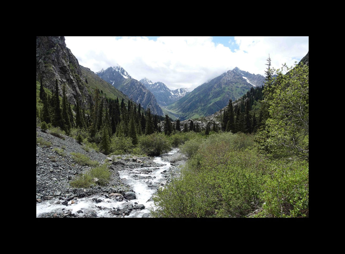 Beyond Karakol Valley (Issyk-Kul, June 2018) Framed Art Print