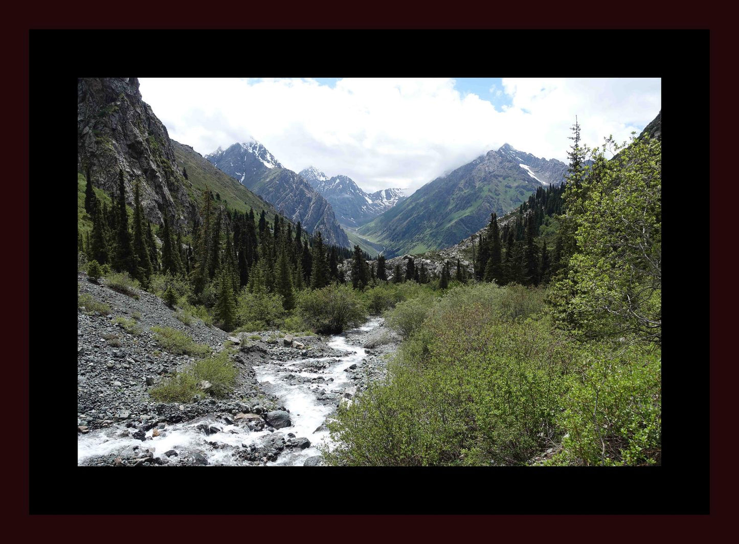 Beyond Karakol Valley (Issyk-Kul, June 2018) Framed Art Print