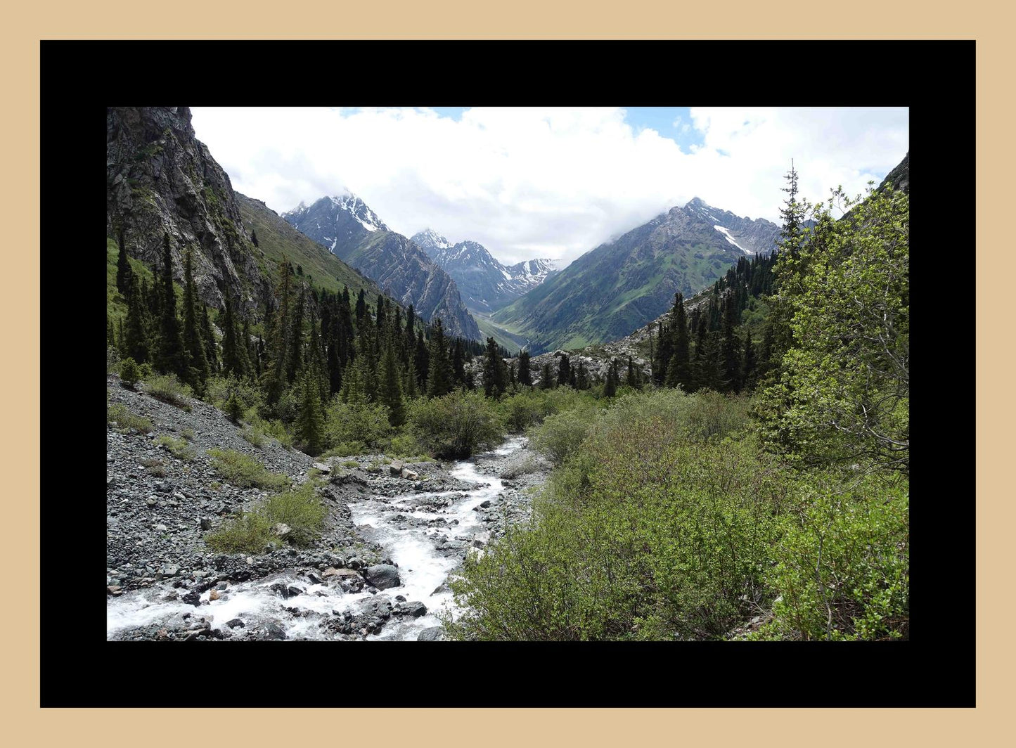 Beyond Karakol Valley (Issyk-Kul, June 2018) Framed Art Print