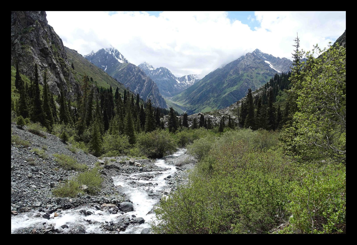 Beyond Karakol Valley (Issyk-Kul, June 2018) Framed Art Print