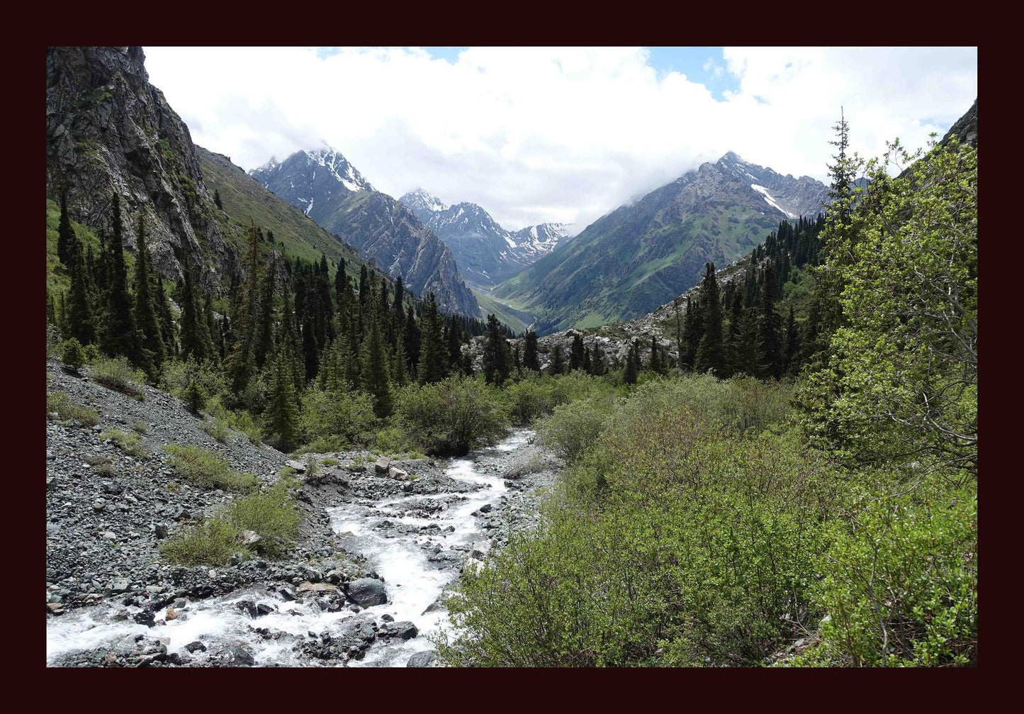 Beyond Karakol Valley (Issyk-Kul, June 2018) Framed Art Print