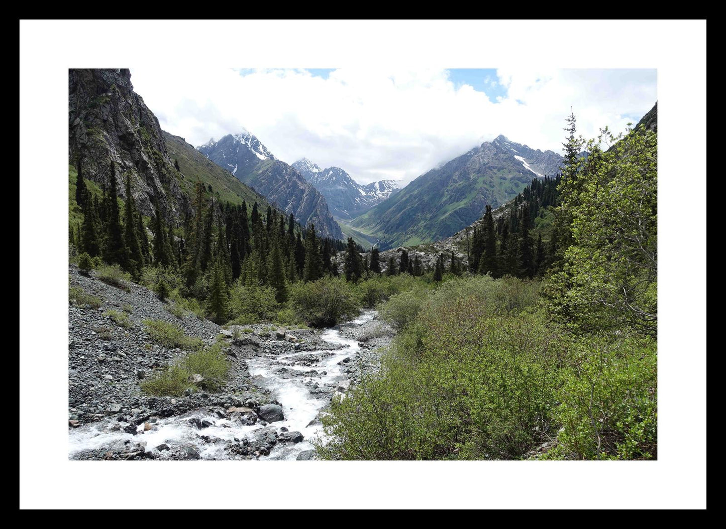 Beyond Karakol Valley (Issyk-Kul, June 2018) Framed Art Print