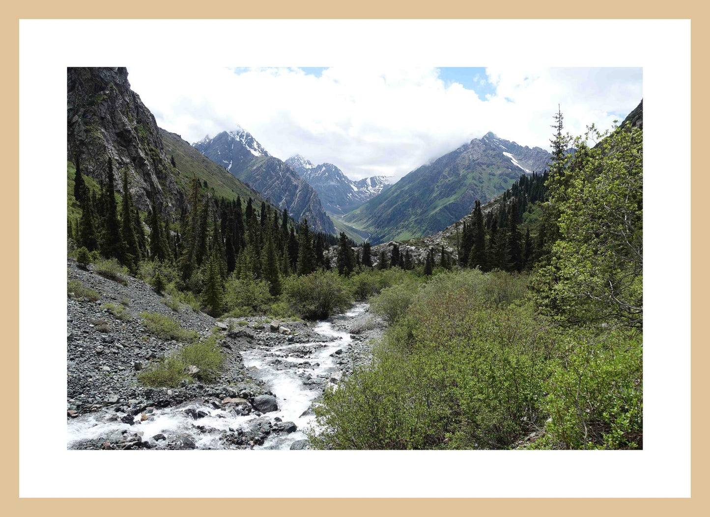 Beyond Karakol Valley (Issyk-Kul, June 2018) Framed Art Print