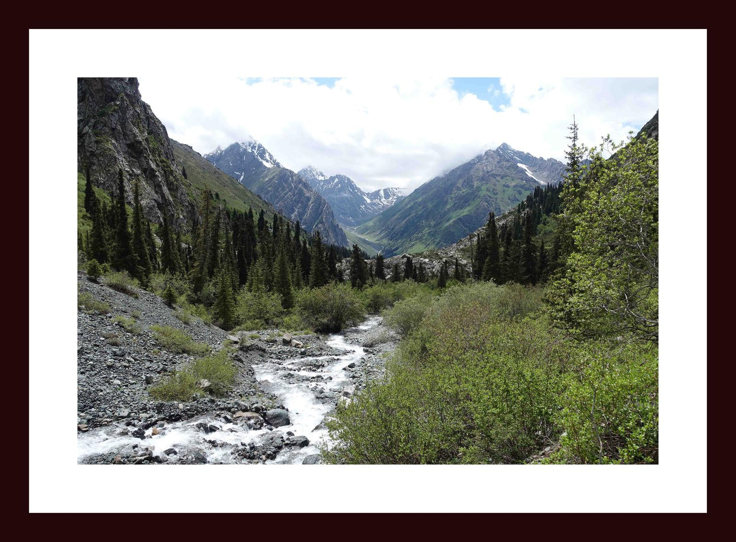 Beyond Karakol Valley (Issyk-Kul, June 2018) Framed Art Print