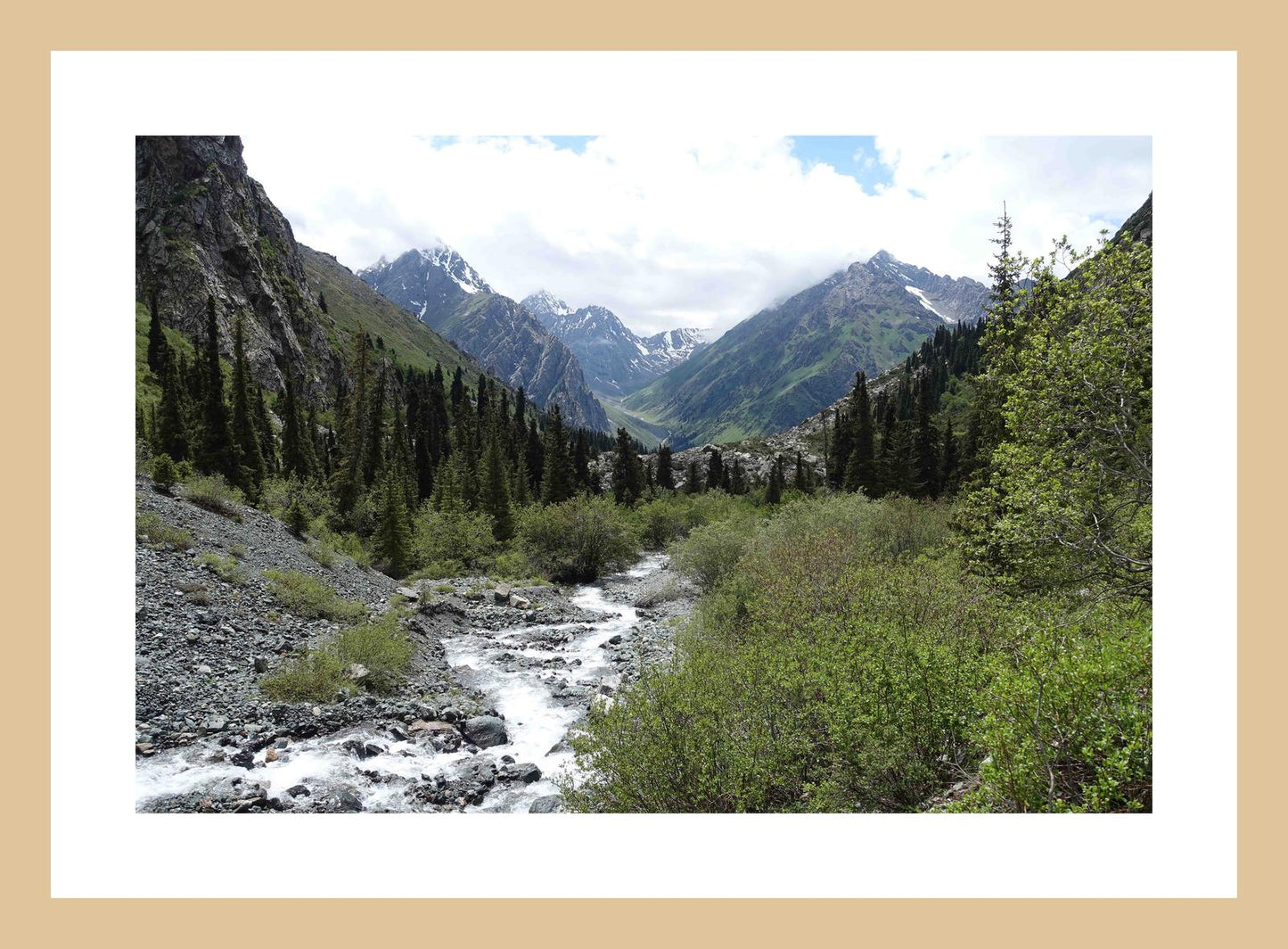 Beyond Karakol Valley (Issyk-Kul, June 2018) Framed Art Print