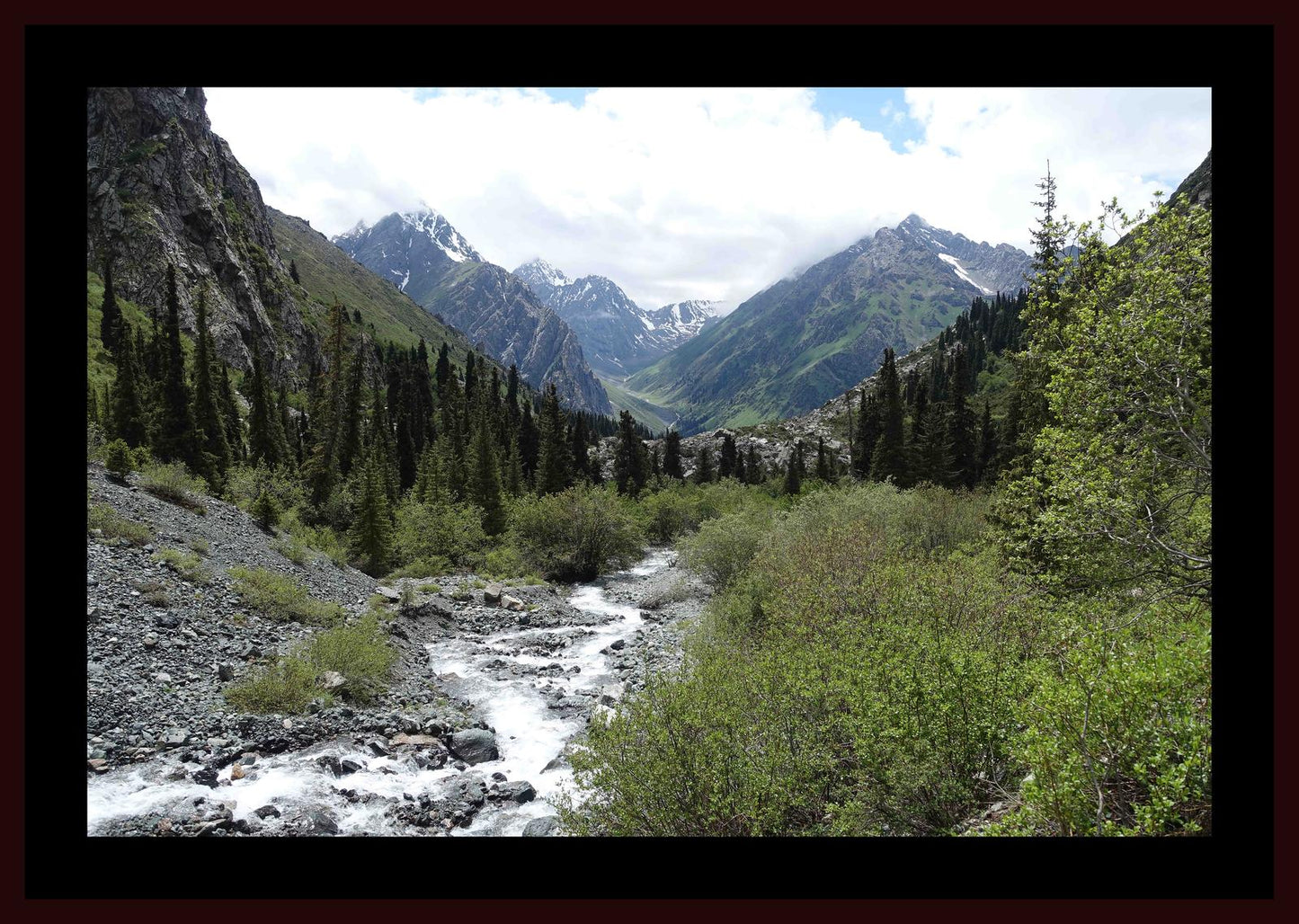 Beyond Karakol Valley (Issyk-Kul, June 2018) Framed Art Print