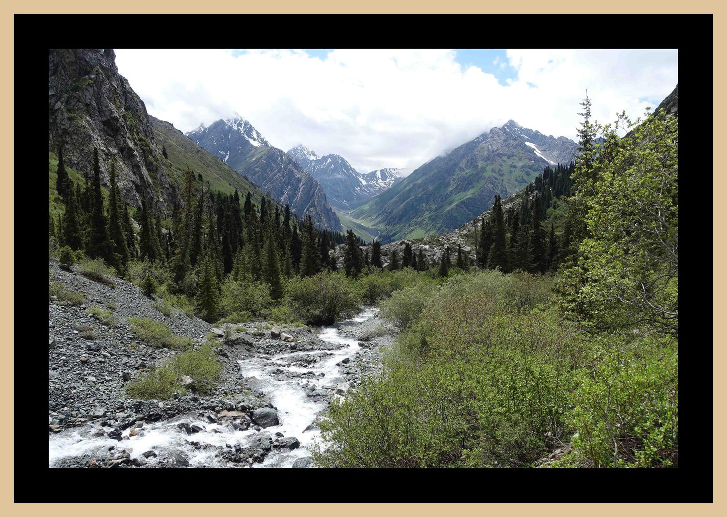 Beyond Karakol Valley (Issyk-Kul, June 2018) Framed Art Print