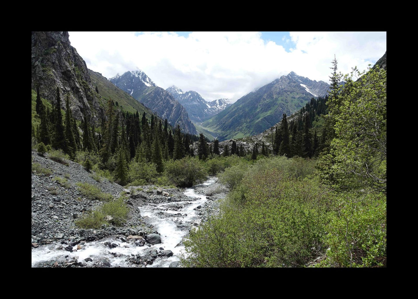 Beyond Karakol Valley (Issyk-Kul, June 2018) Framed Art Print