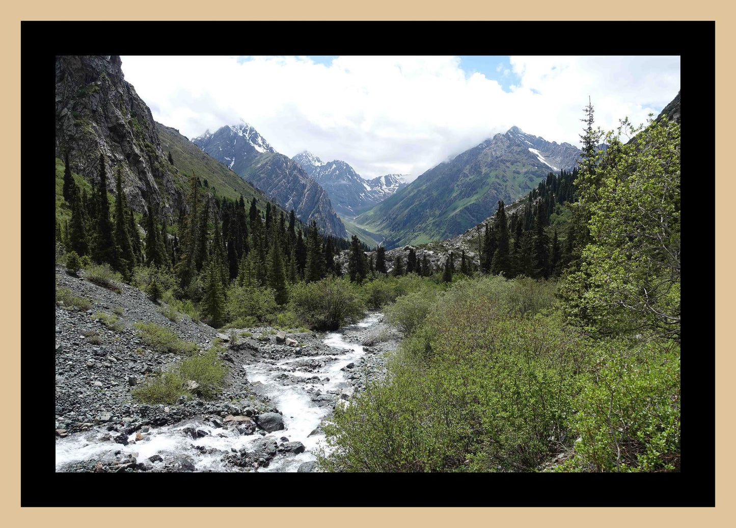 Beyond Karakol Valley (Issyk-Kul, June 2018) Framed Art Print