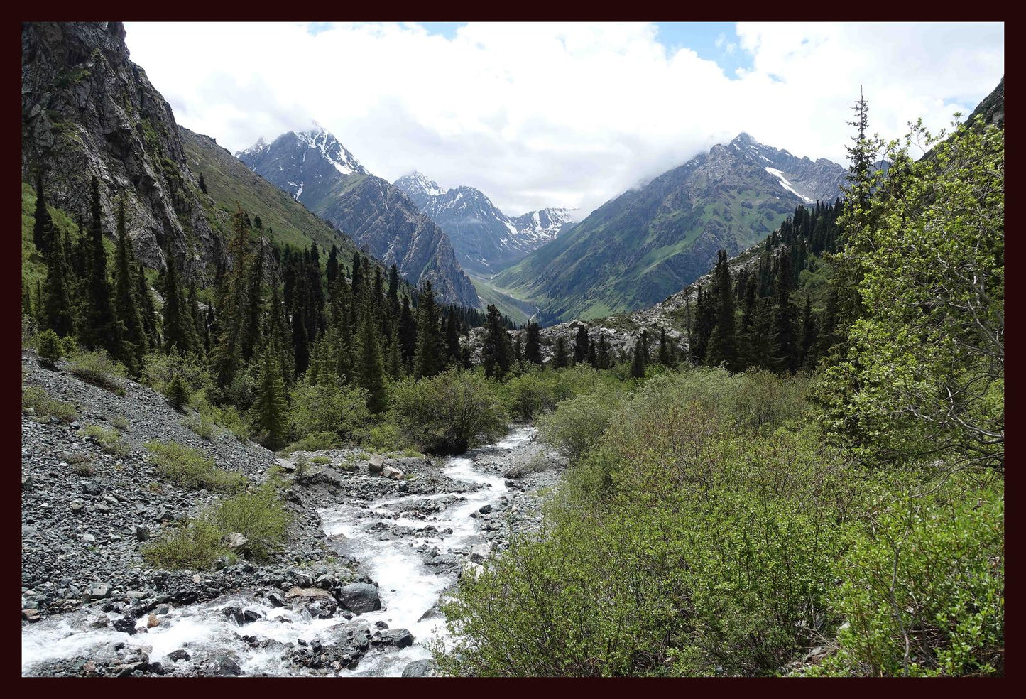 Beyond Karakol Valley (Issyk-Kul, June 2018) Framed Art Print