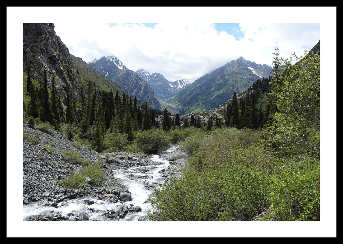 Beyond Karakol Valley (Issyk-Kul, June 2018) Framed Art Print