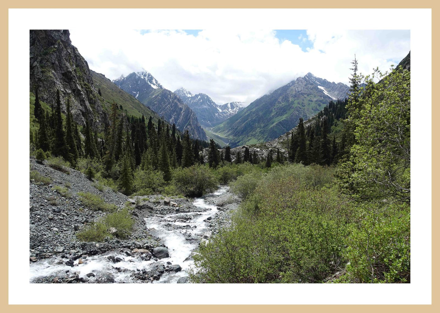 Beyond Karakol Valley (Issyk-Kul, June 2018) Framed Art Print