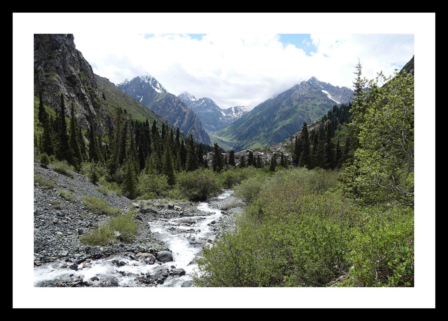 Beyond Karakol Valley (Issyk-Kul, June 2018) Framed Art Print