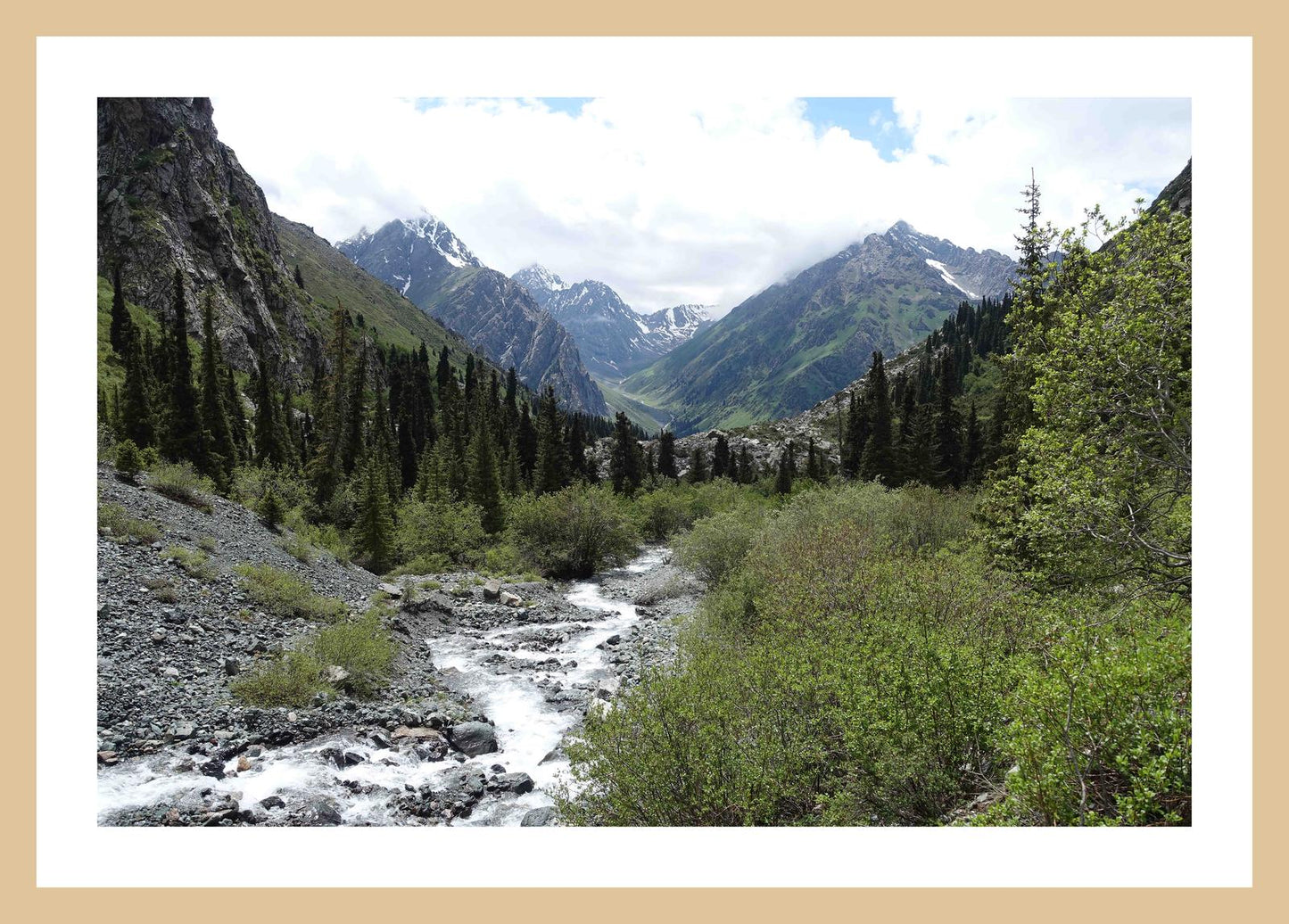 Beyond Karakol Valley (Issyk-Kul, June 2018) Framed Art Print