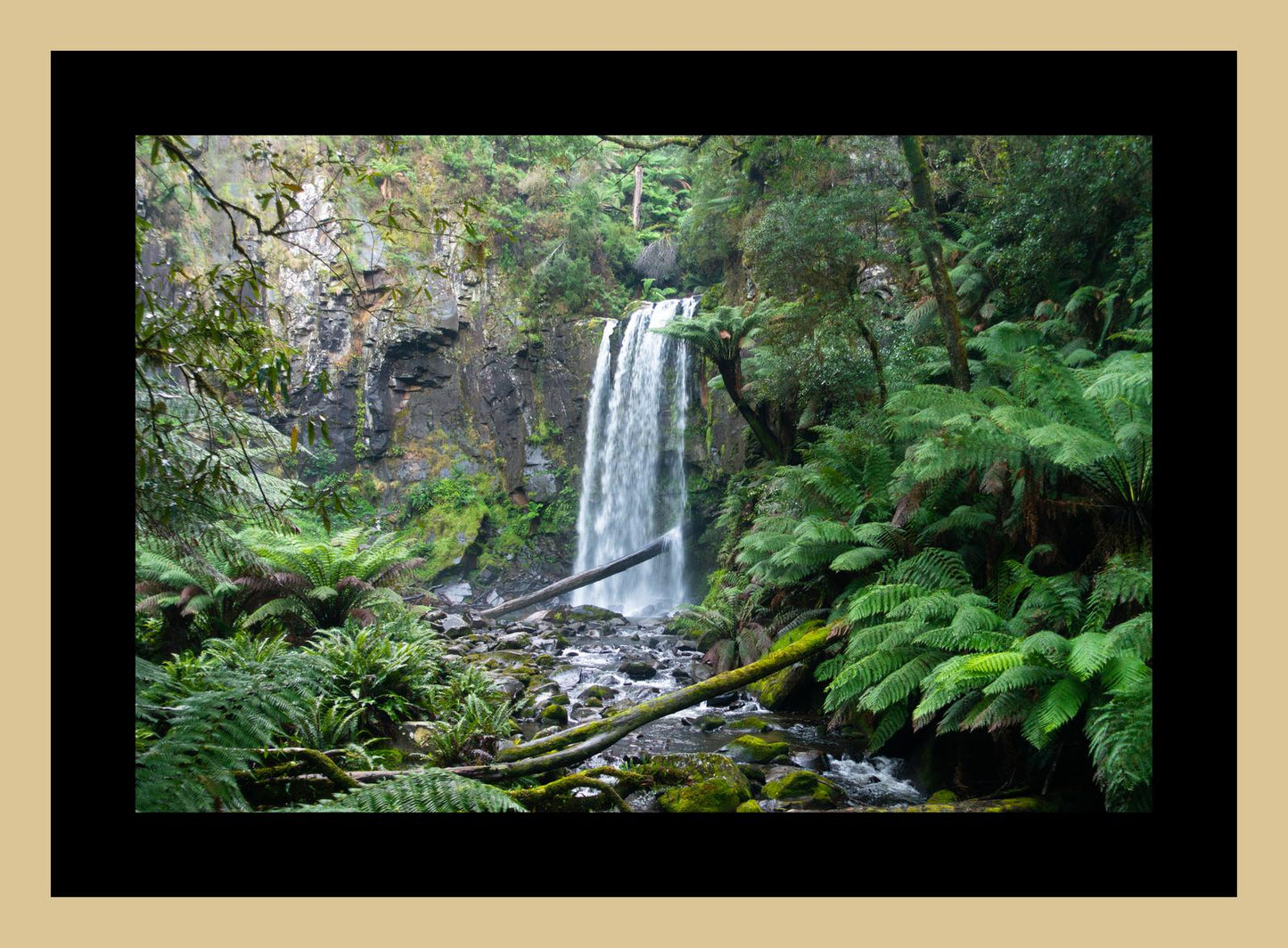 Hopetoun Falls (Great Otway National Park, May 2022) Framed Art Print