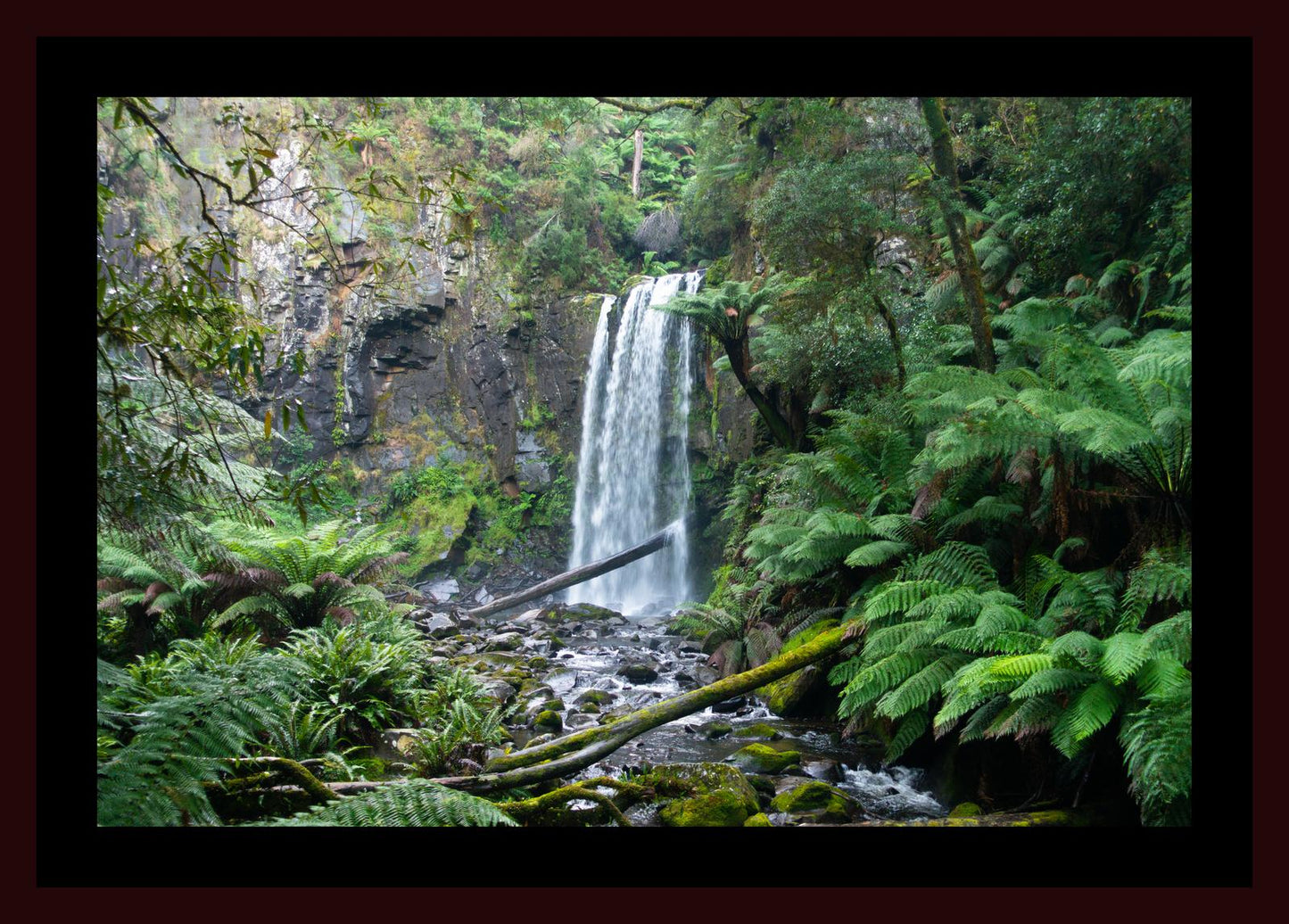 Hopetoun Falls (Great Otway National Park, May 2022) Framed Art Print