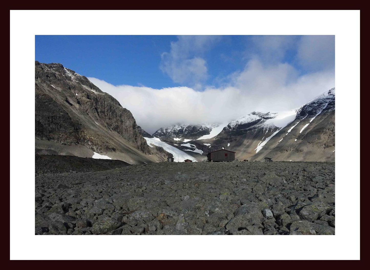 Tarfala Valley (September 2016) Framed Art Print