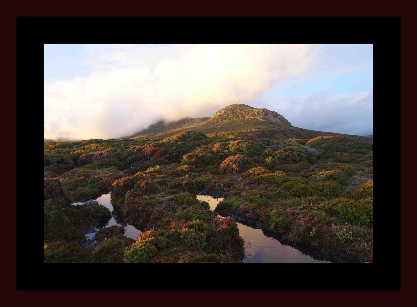 Cradle Mountain at dusk (May 2019) Framed Art Print