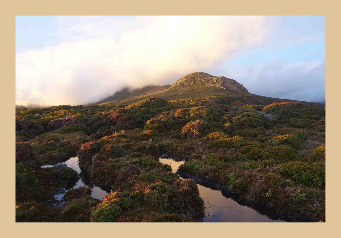 Cradle Mountain at dusk (May 2019) Framed Art Print