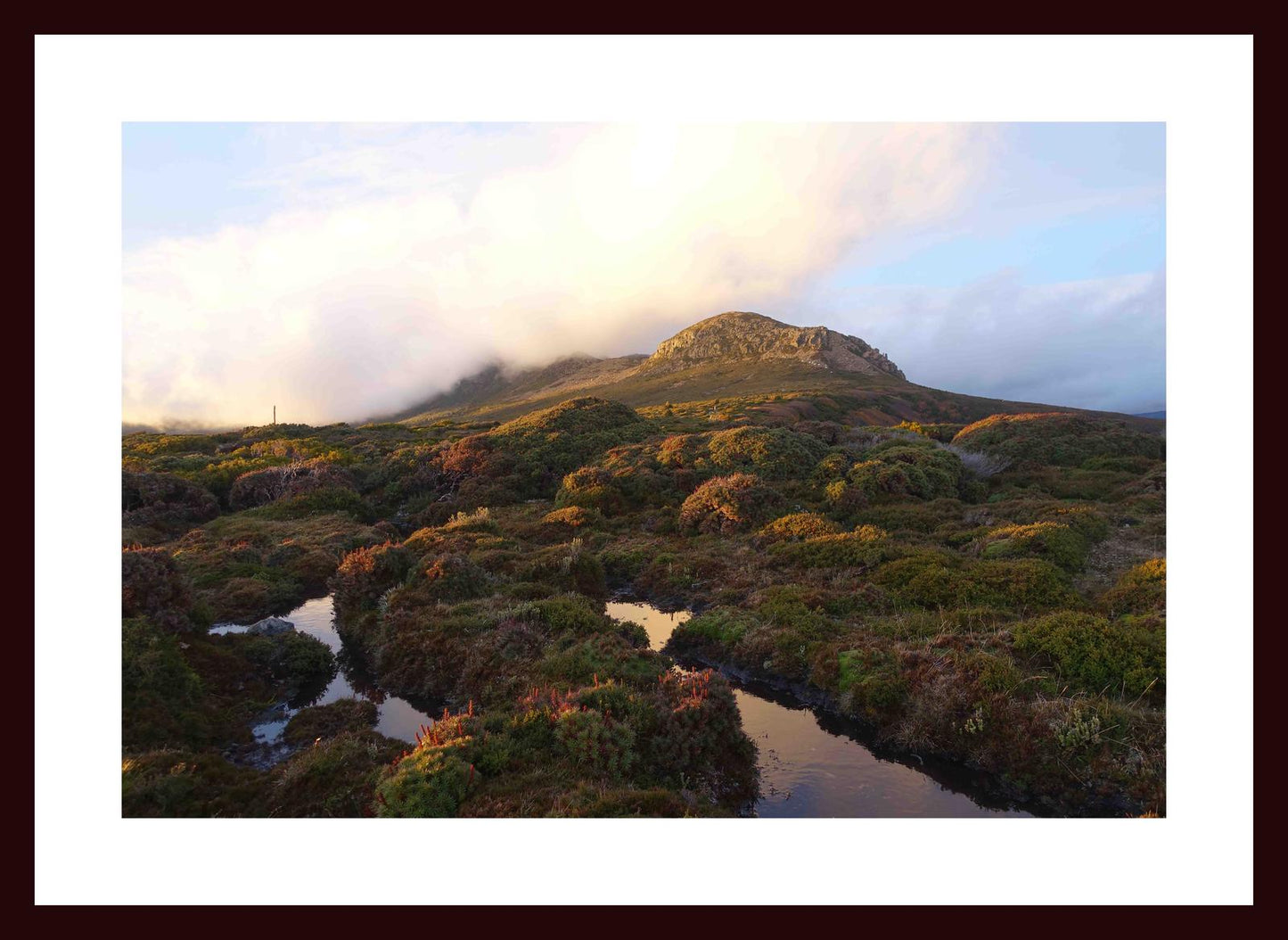 Cradle Mountain at dusk (May 2019) Framed Art Print