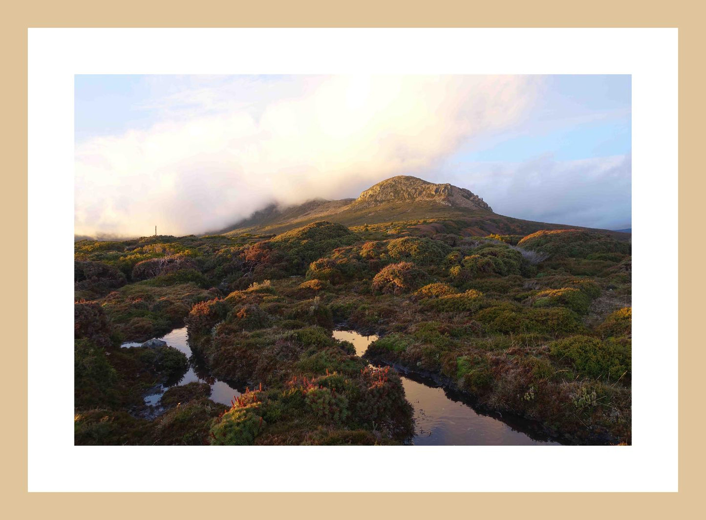 Cradle Mountain at dusk (May 2019) Framed Art Print