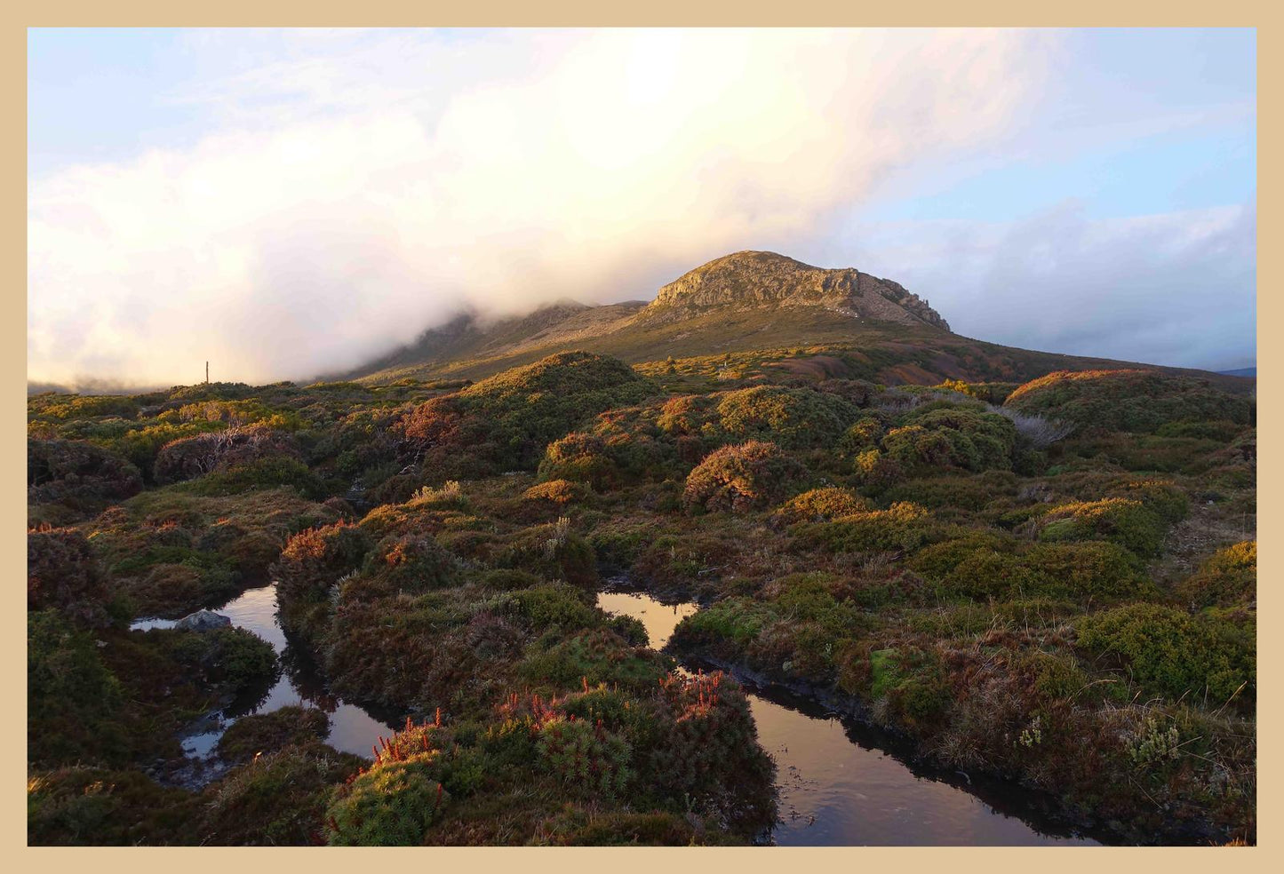 Cradle Mountain at dusk (May 2019) Framed Art Print