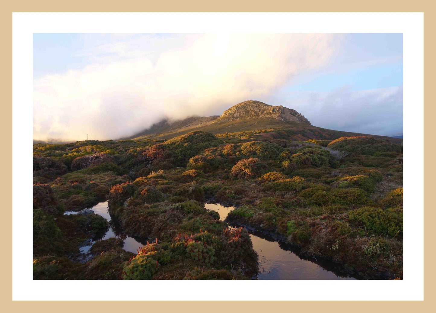 Cradle Mountain at dusk (May 2019) Framed Art Print