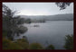 Lake Windermere on a cold, dark day (May 2019) Framed Art Print